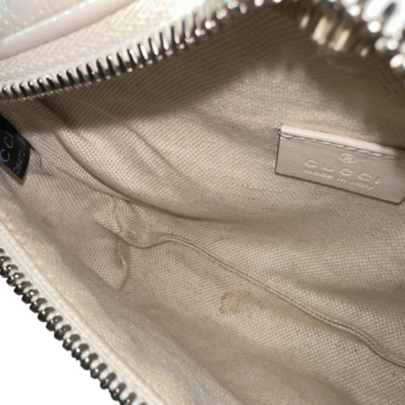 GUCCI Calfskin GG Tennis Embossed Belt Bag - Picture 14 of 16